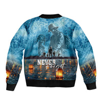 Hawaii Memorial Day Lantern Floating Bomber Jacket Always In Our Hearts LT05 - Polynesian Pride