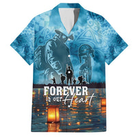 Hawaii Memorial Day Lantern Floating Hawaiian Shirt Always In Our Hearts LT05 Blue - Polynesian Pride