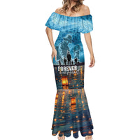 Hawaii Memorial Day Lantern Floating Mermaid Dress Always In Our Hearts LT05 - Polynesian Pride