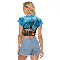 Hawaii Memorial Day Lantern Floating Raglan Cropped T Shirt Always In Our Hearts