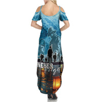 Hawaii Memorial Day Lantern Floating Summer Maxi Dress Always In Our Hearts LT05 - Polynesian Pride