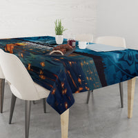 Hawaii Memorial Day Lantern Floating Tablecloth Always In Our Hearts LT05 - Polynesian Pride