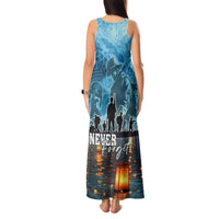 Hawaii Memorial Day Lantern Floating Tank Maxi Dress Always In Our Hearts LT05 - Polynesian Pride