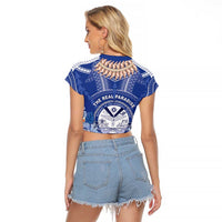 Marshall Islands Jemenei Day Raglan Cropped T Shirt Polynesian Tribal Tattoo Seashell Necklace LT05 - Polynesian Pride
