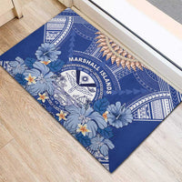 Marshall Islands Jemenei Day Rubber Doormat Polynesian Tribal Tattoo Seashell Necklace