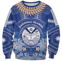 Marshall Islands Jemenei Day Sweatshirt Polynesian Tribal Tattoo Seashell Necklace