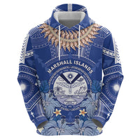 Marshall Islands Jemenei Day Zip Hoodie Polynesian Tribal Tattoo Seashell Necklace LT05 - Polynesian Pride