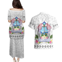 Guam Chamorro Liberation Day Couples Matching Puletasi and Hawaiian Shirt 81st Anniversary LT05