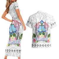 Guam Chamorro Liberation Day Couples Matching Short Sleeve Bodycon Dress and Hawaiian Shirt 82nd Anniversary LT05 - Polynesian Pride