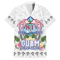 Guam Chamorro Liberation Day Family Matching Off The Shoulder Long Sleeve Dress and Hawaiian Shirt 81st Anniversary LT05