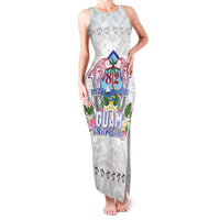 Guam Chamorro Liberation Day Family Matching Tank Maxi Dress and Hawaiian Shirt 82nd Anniversary LT05 Mom's Dress White - Polynesian Pride