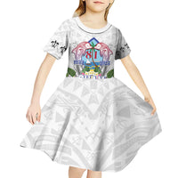 Guam Chamorro Liberation Day Kid Short Sleeve Dress 82nd Anniversary LT05 - Polynesian Pride