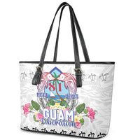 Guam Chamorro Liberation Day Leather Tote Bag 82nd Anniversary LT05 - Polynesian Pride