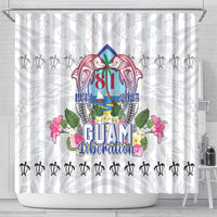 Guam Chamorro Liberation Day Shower Curtain 82nd Anniversary LT05 - Polynesian Pride
