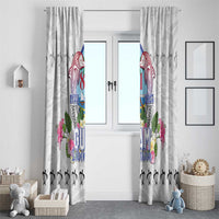 Guam Chamorro Liberation Day Window Curtain 82nd Anniversary LT05 With Grommets White - Polynesian Pride