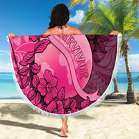 Cancer Fighter Beach Blanket I Beat Cancer LT05 - Polynesian Pride