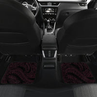 Personalised Cancer Fighter Car Mats I Beat Cancer LT05 Set 2pcs - Back Pink - Polynesian Pride