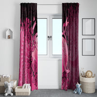 Cancer Fighter Window Curtain I Beat Cancer LT05 - Polynesian Pride