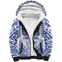 Northern Mariana Islands Liberation Day Sherpa Hoodie 79th Anniversary LT05 Unisex Blue - Polynesian Pride
