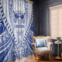 Northern Mariana Islands Liberation Day Window Curtain 79th Anniversary LT05 - Polynesian Pride