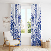 Northern Mariana Islands Liberation Day Window Curtain 79th Anniversary LT05 - Polynesian Pride