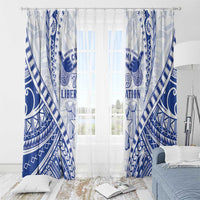 Northern Mariana Islands Liberation Day Window Curtain 79th Anniversary LT05 - Polynesian Pride