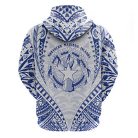 Northern Mariana Islands Liberation Day Zip Hoodie 79th Anniversary LT05 - Polynesian Pride