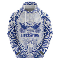 Northern Mariana Islands Liberation Day Zip Hoodie 79th Anniversary LT05 - Polynesian Pride