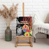 French Polynesia Bastille Day Canvas Wall Art Tropical Turtle Hibiscus Polynesian Pattern LT05 - Polynesian Pride