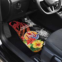 French Polynesia Bastille Day Car Mats Tropical Turtle Hibiscus Polynesian Pattern LT05 - Polynesian Pride