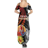 French Polynesia Bastille Day Family Matching Summer Maxi Dress and Hawaiian Shirt Tropical Turtle Hibiscus Polynesian Pattern LT05 - Polynesian Pride