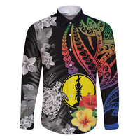 New Caledonia Bastille Day Family Matching Puletasi and Hawaiian Shirt Tropical Turtle Hibiscus Polynesian Pattern