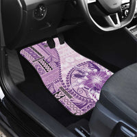 Samoa Siapo Elegant Car Mats Hibiscus Violet Motifs LT05 - Polynesian Pride