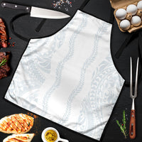 Samoa Lotu Tamaiti Apron Teuila With Tribal Motifs LT05 White - Polynesian Pride