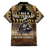 Polynesia Veterans Day Family Matching Off Shoulder Short Dress and Hawaiian Shirt Thank You Veterans Polynesian Pattern LT05 - Polynesian Pride
