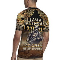 Polynesia Veterans Day Rugby Jersey Thank You Veterans Polynesian Pattern