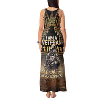Polynesia Veterans Day Tank Maxi Dress Thank You Veterans Polynesian Pattern LT05 - Polynesian Pride