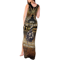 Polynesia Veterans Day Tank Maxi Dress Thank You Veterans Polynesian Pattern LT05 - Polynesian Pride