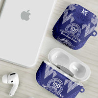 Queen Salote College Centenary AirPods Case Tongan Kupesi Pattern LT05 - Polynesian Pride