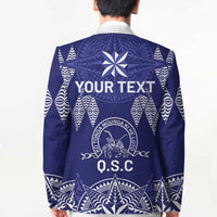 Personalised Queen Salote College Centenary Blazer Tongan Kupesi Pattern - Polynesian Pride