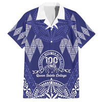 Personalised Queen Salote College Centenary Hawaiian Shirt Tongan Kupesi Pattern - Polynesian Pride
