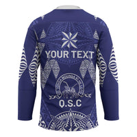 Personalised Queen Salote College Centenary Hockey Jersey Tongan Kupesi Pattern LT05 - Polynesian Pride