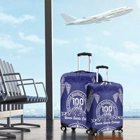 Queen Salote College Centenary Luggage Cover Tongan Kupesi Pattern - Polynesian Pride