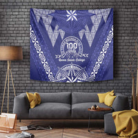 Queen Salote College Centenary Tapestry Tongan Kupesi Pattern - Polynesian Pride