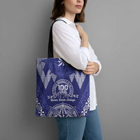Queen Salote College Centenary Tote Bag Tongan Kupesi Pattern - Polynesian Pride