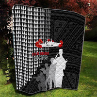 Pearl Harbor Remembrance Day Quilt USS Arizona In Memory With Polynesian Pattern LT05 - Polynesian Pride