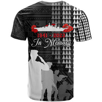 Pearl Harbor Remembrance Day T Shirt USS Arizona In Memory With Polynesian Pattern LT05 - Polynesian Pride