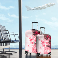 Fiji Luggage Cover Masi Tapa Pattern Red LT05 - Polynesian Pride