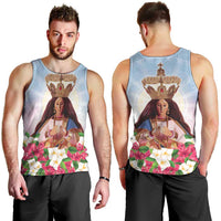 Guam Patroness Men Tank Top The Legend Santa Marian Kamalen LT05 - Polynesian Pride