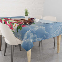 Guam Patroness Tablecloth The Legend Santa Marian Kamalen LT05 - Polynesian Pride